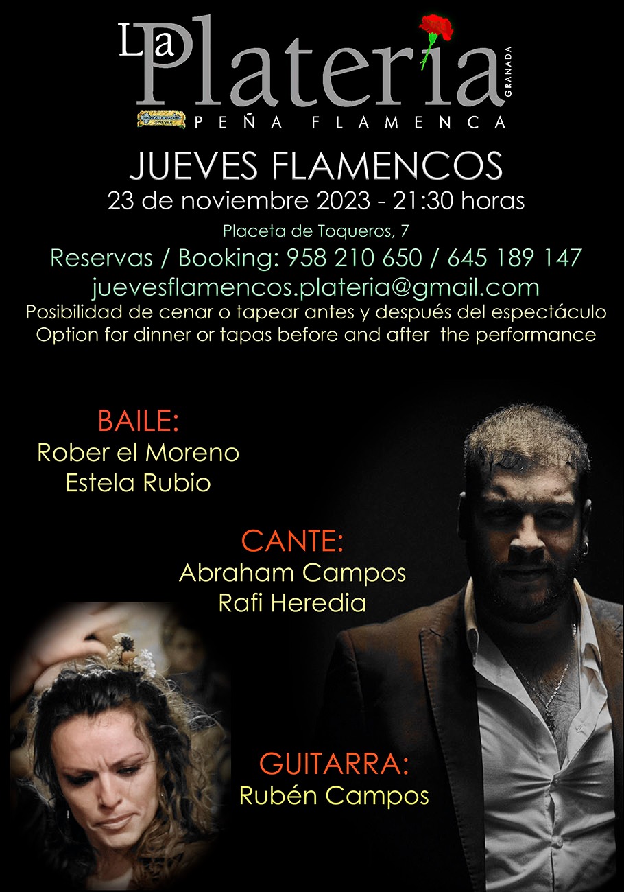 Jueves Flamenco 23 de noviembre de 2023