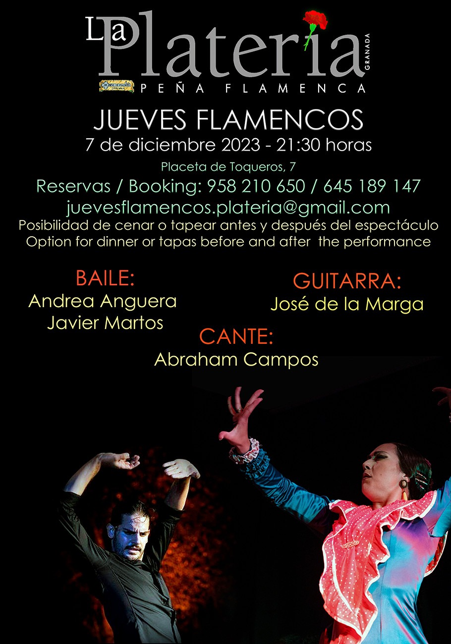 Jueves Flamenco 7 de Diciembre de 2023