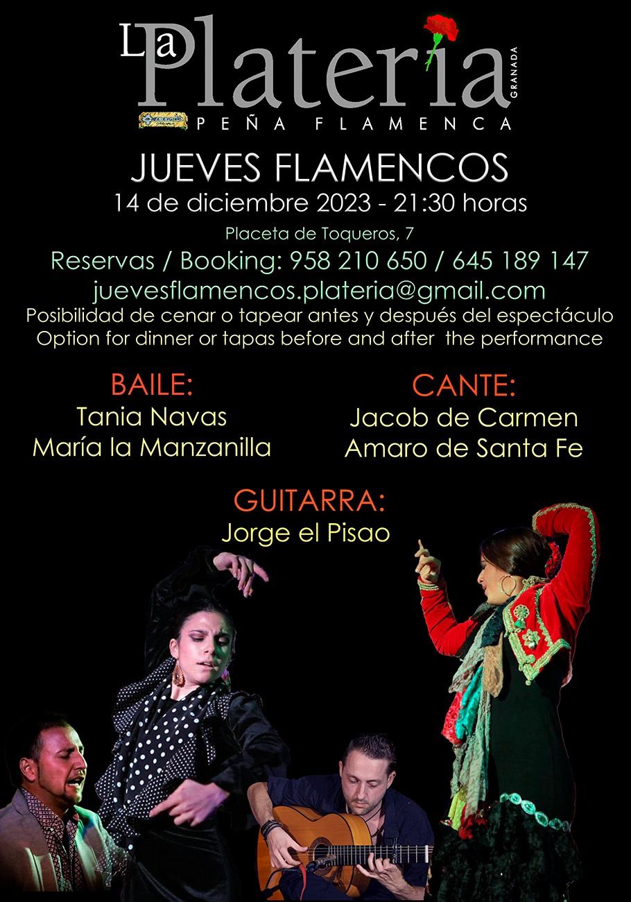 Jueves Flamenco 14 de Diciembre de 2023