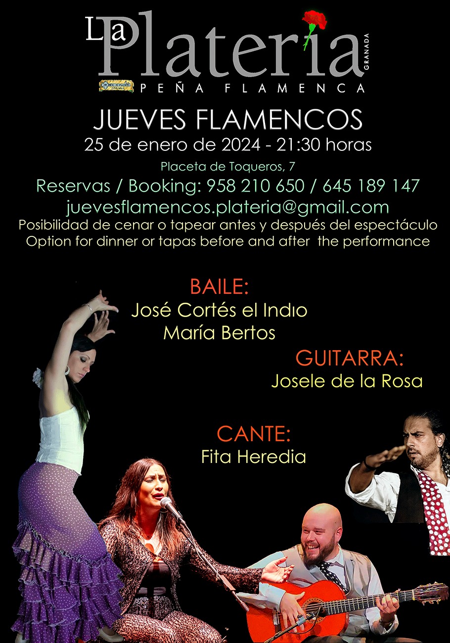 Jueves Flamenco 25 de Enero de 2024