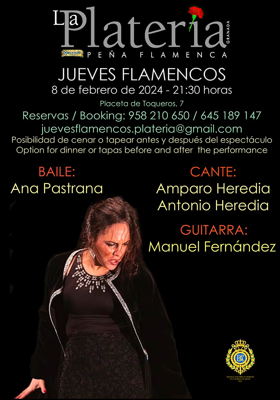 Jueves Flamenco 8 de Febrero de 2024
