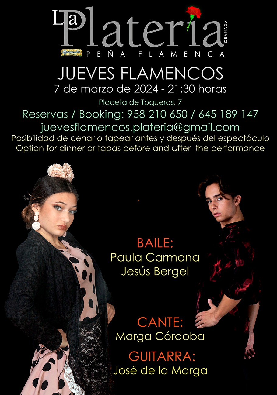 Jueves Flamenco: 7 de Marzo de 2024