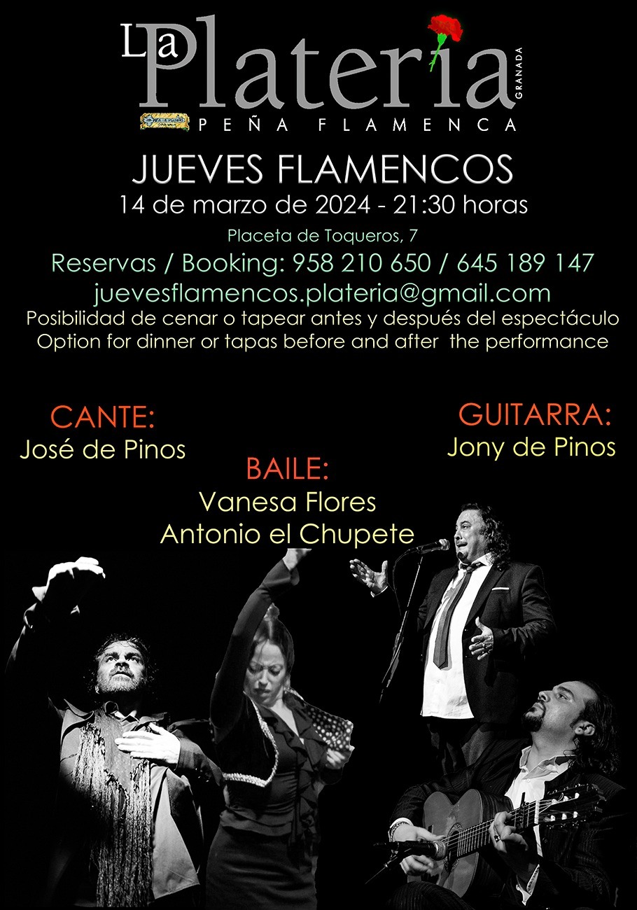 Jueves Flamenco 14 de Marzo de 2024