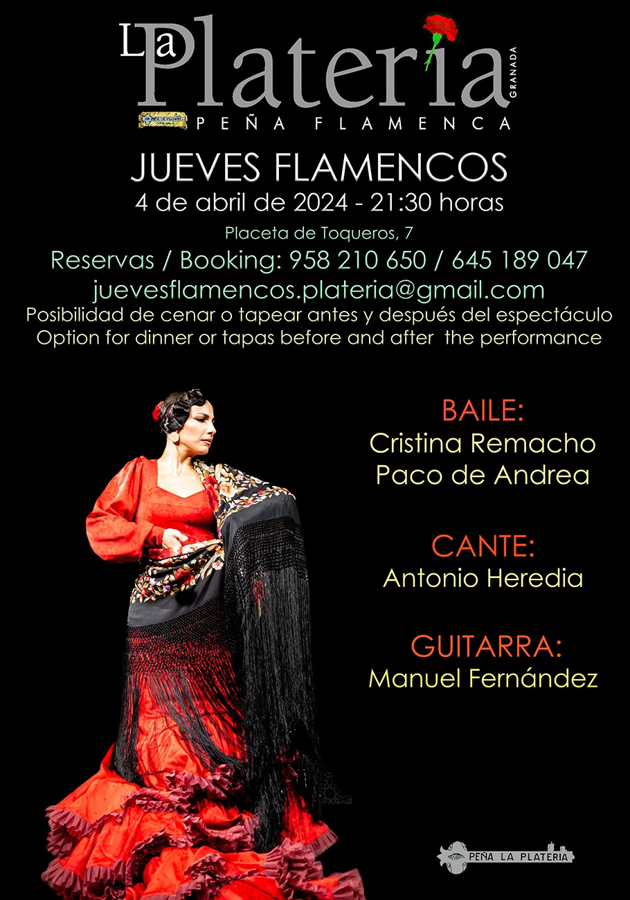 Jueves Flamenco: 4 de Abril de 2024