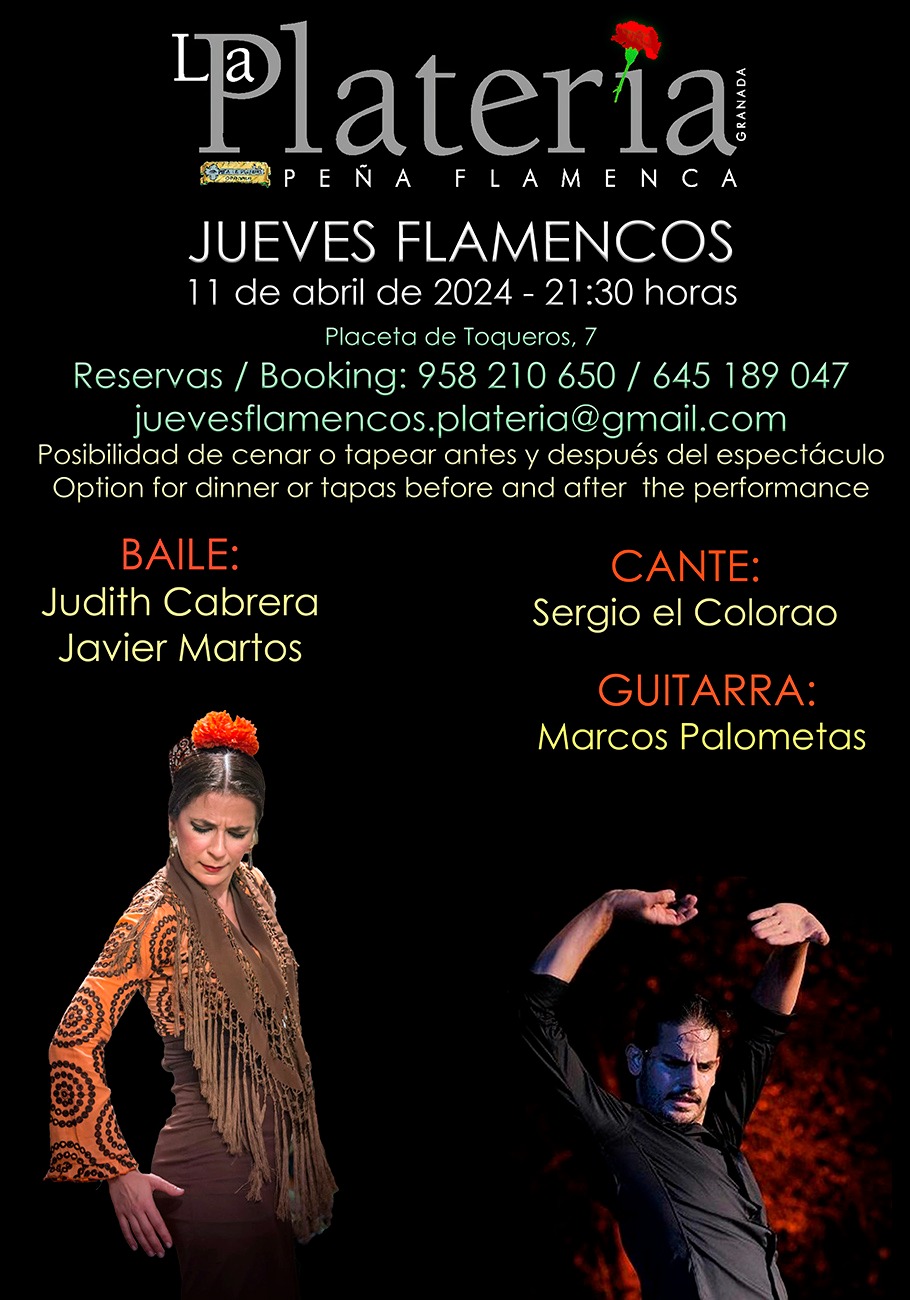Jueves Flamenco 11 de Abril de 2024
