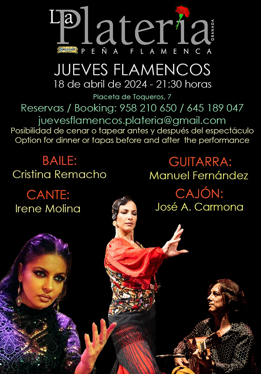 Jueves Flamenco 18 de Abril de 2024