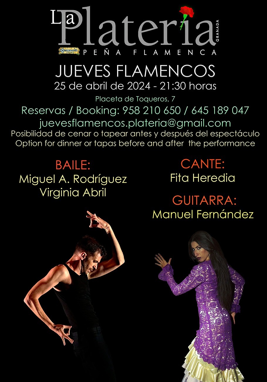 Jueves Flamenco 25 de Abril de 2024