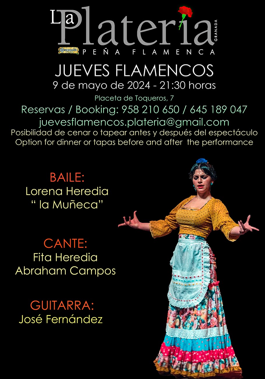 Jueves Flamenco 9 de Mayo de 2024