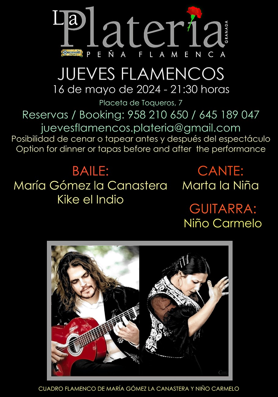 Jueves Flamenco 16 de Mayo de 2024