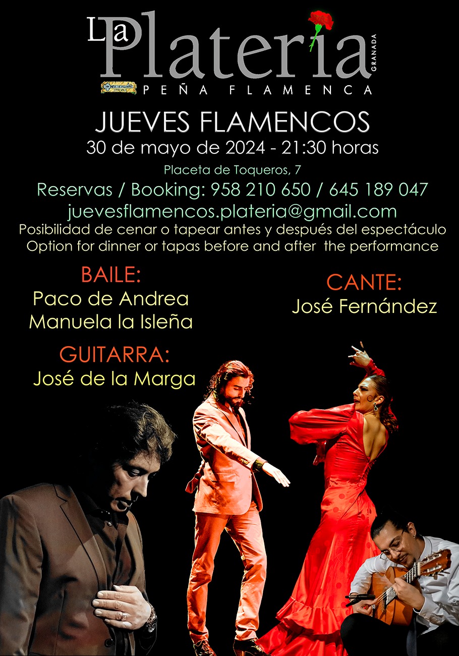 Jueves Flamenco 30 de Mayo de 2024