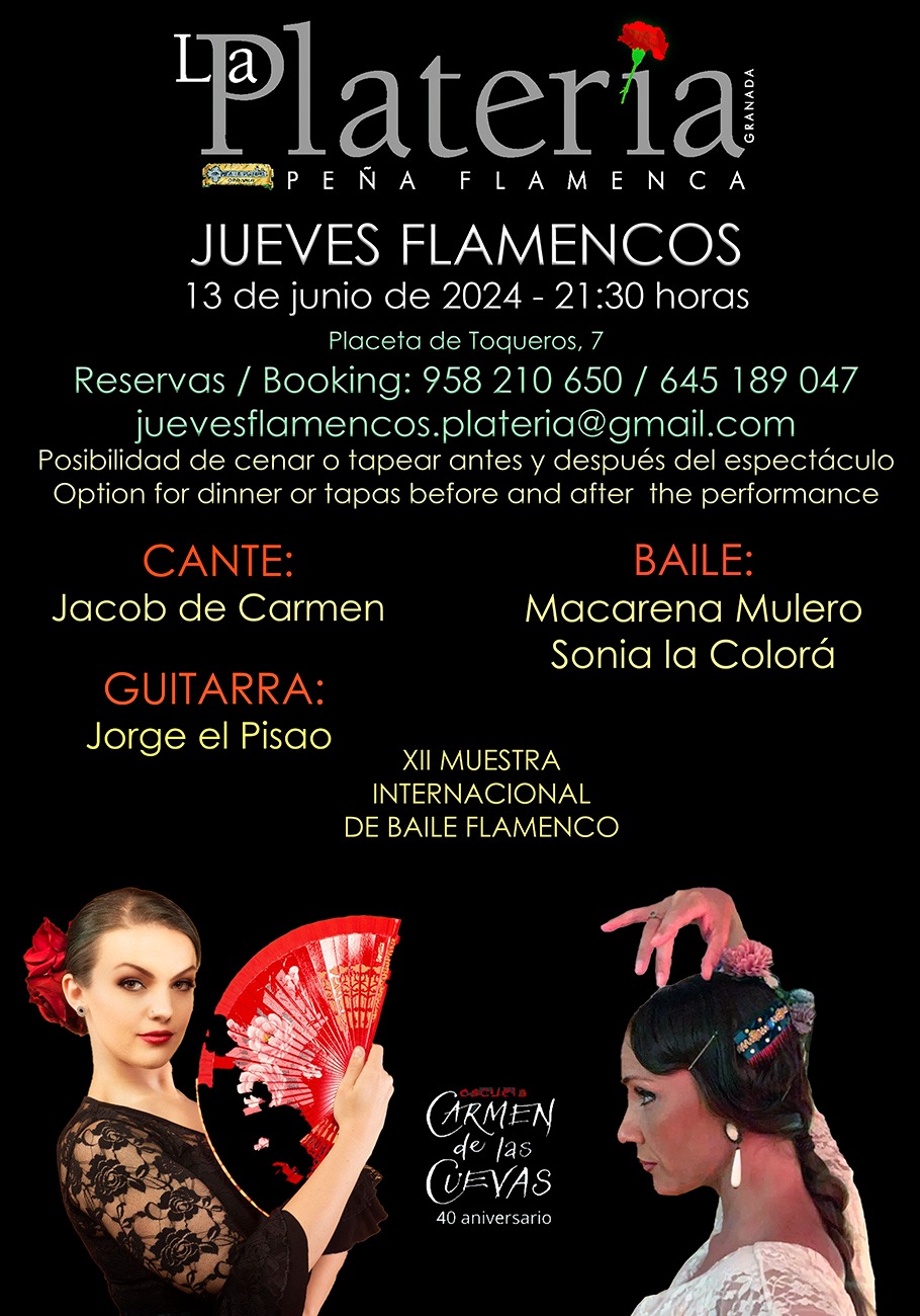 Jueves Flamenco: 13 de Junio de 2024
