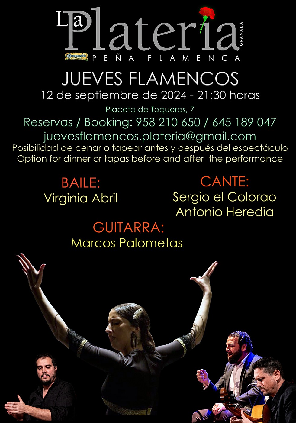 Jueves Flamenco: 12 de Septiembre de 2024