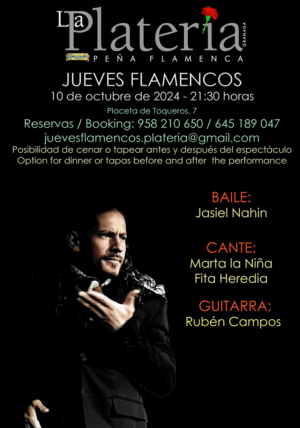 Jueves Flamenco: 10 de Octubre de 2024