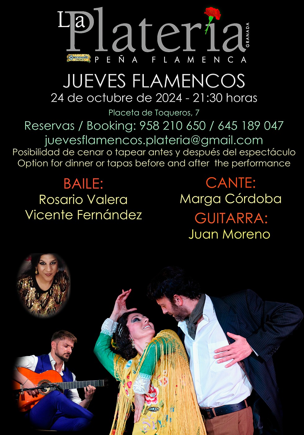 Jueves Flamenco: 24 de Octubre de 2024