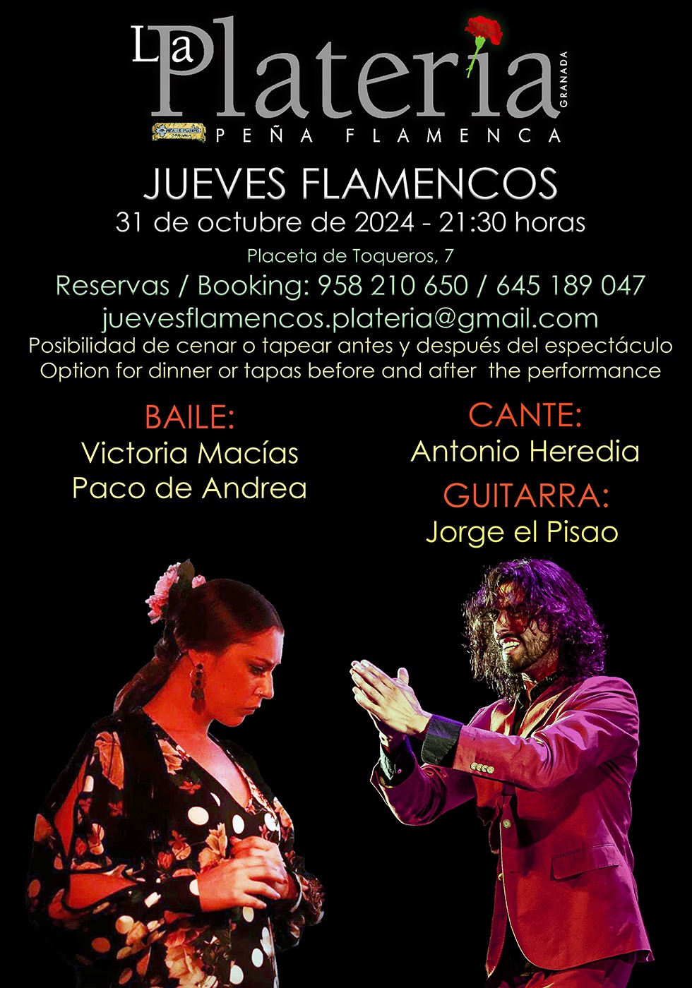 Jueves Flamenco: 31 de Octubre de 2024