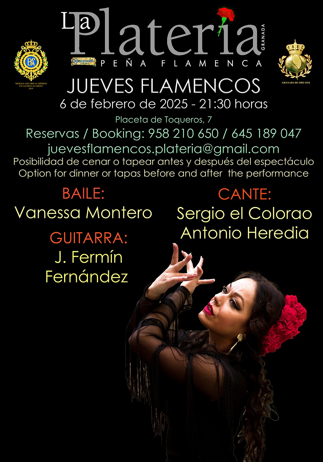 Jueves Flamenco 6 de Febrero de 2025