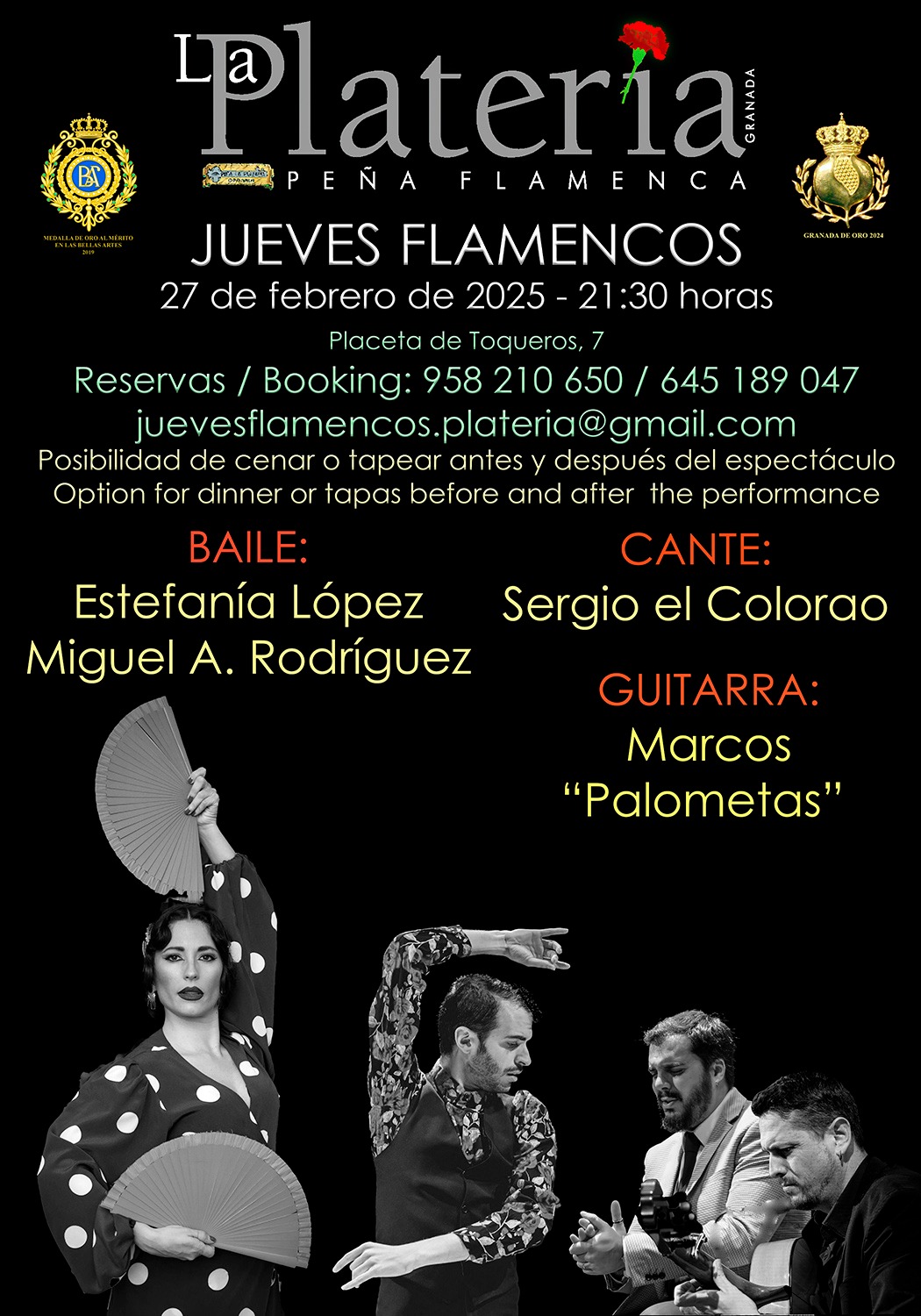 Jueves Flamenco: 27 de Febrero de 2025