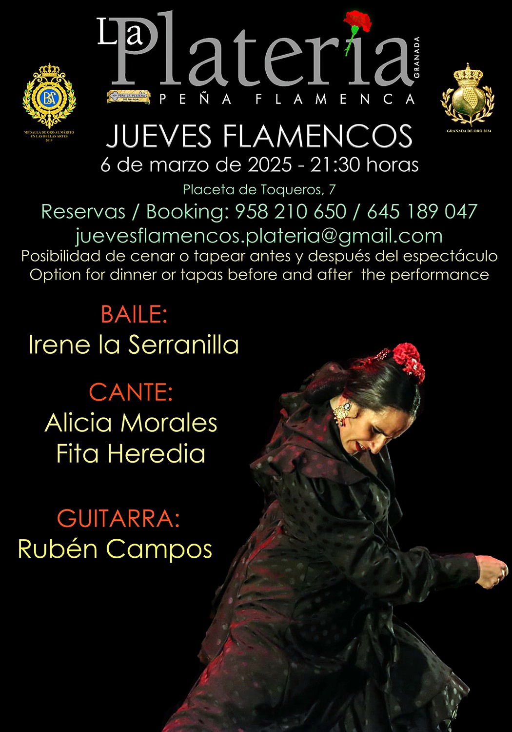 Jueves Flamenco: 6 de marzo de 2025