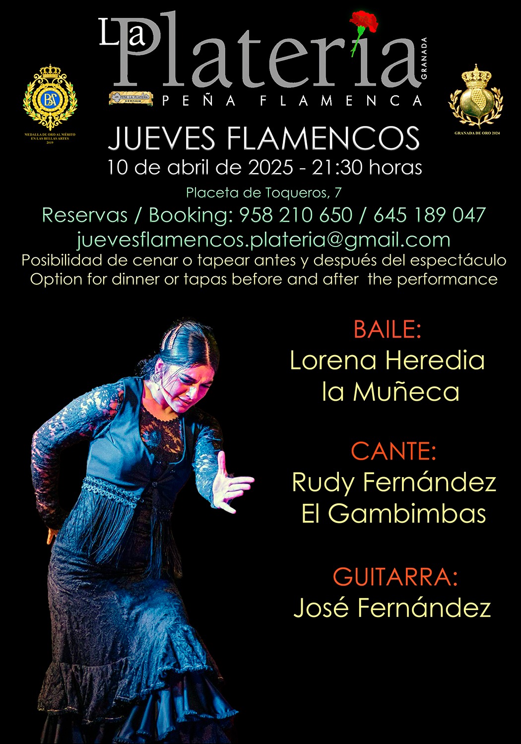 Jueves Flamenco: 10 de Abril de 2025