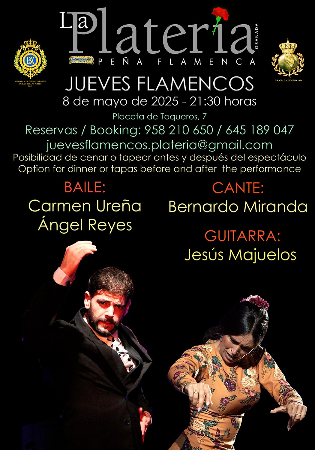 Jueves Flamenco: 8 de Mayo de 2025