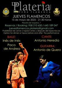Jueves Flamenco: 15 de Mayo de 2025