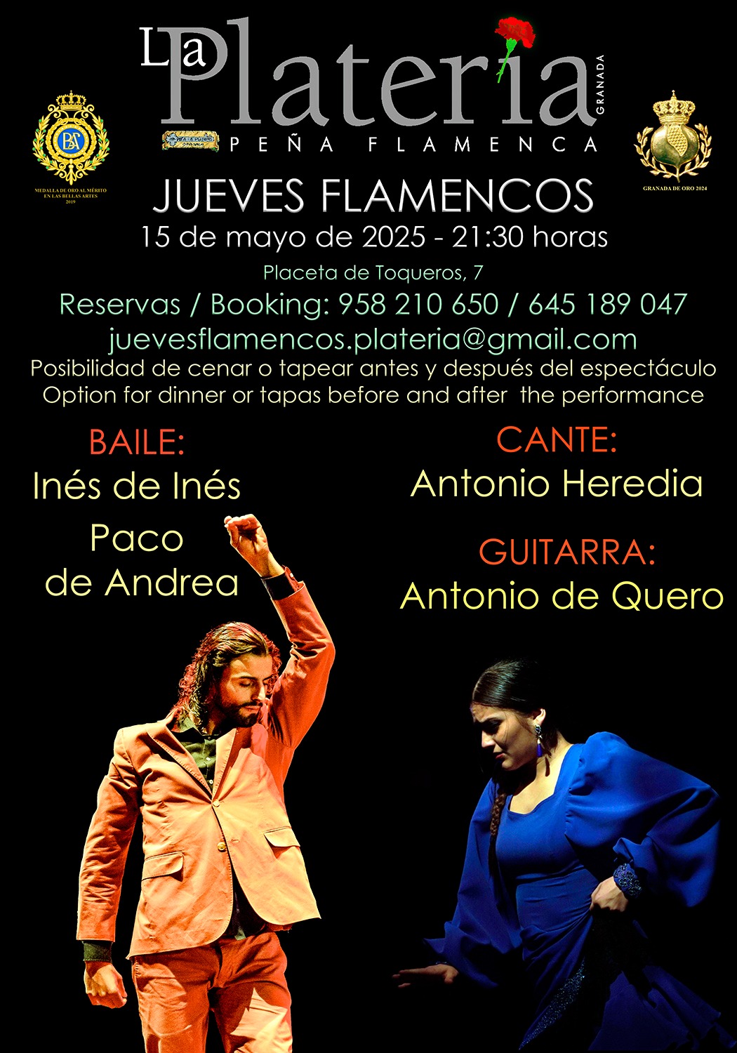 Jueves Flamenco: 15 de Mayo de 2025
