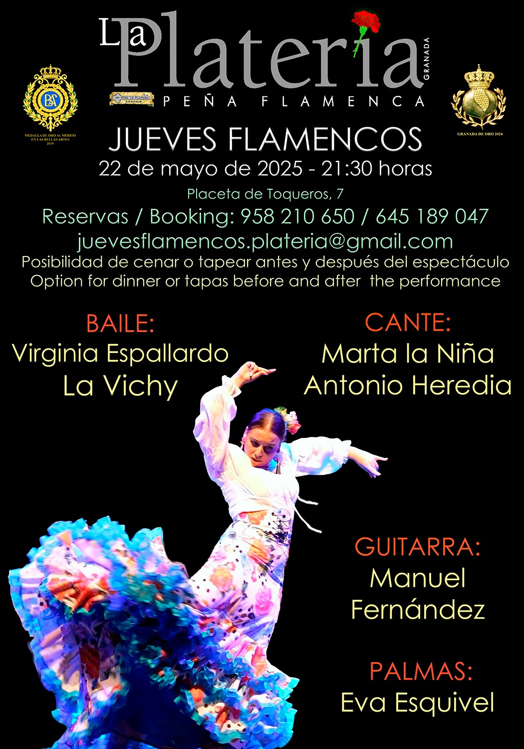 Jueves Flamenco: 22 de Mayo de 2025