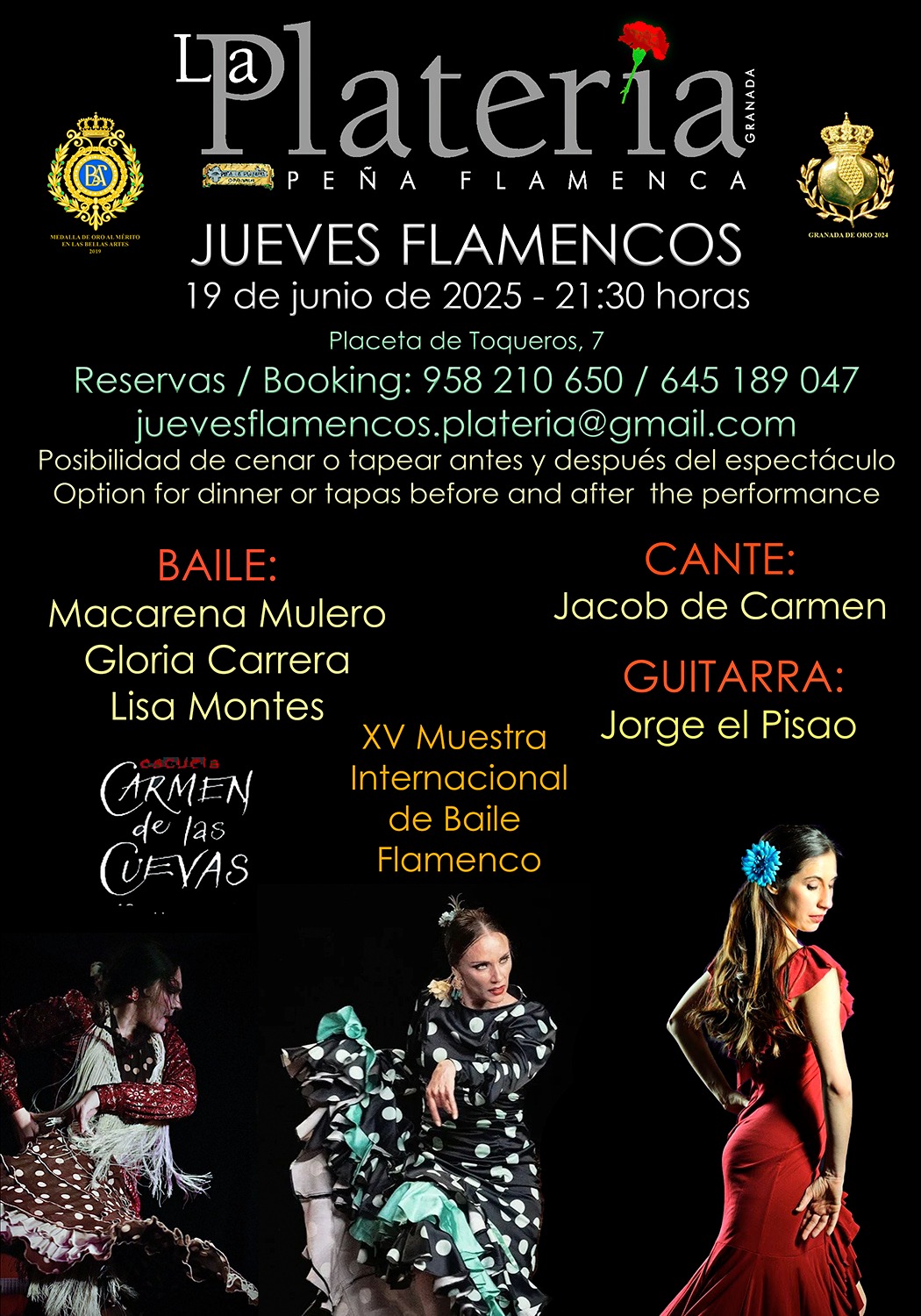 Jueves Flamenco 19 de Junio de 2025