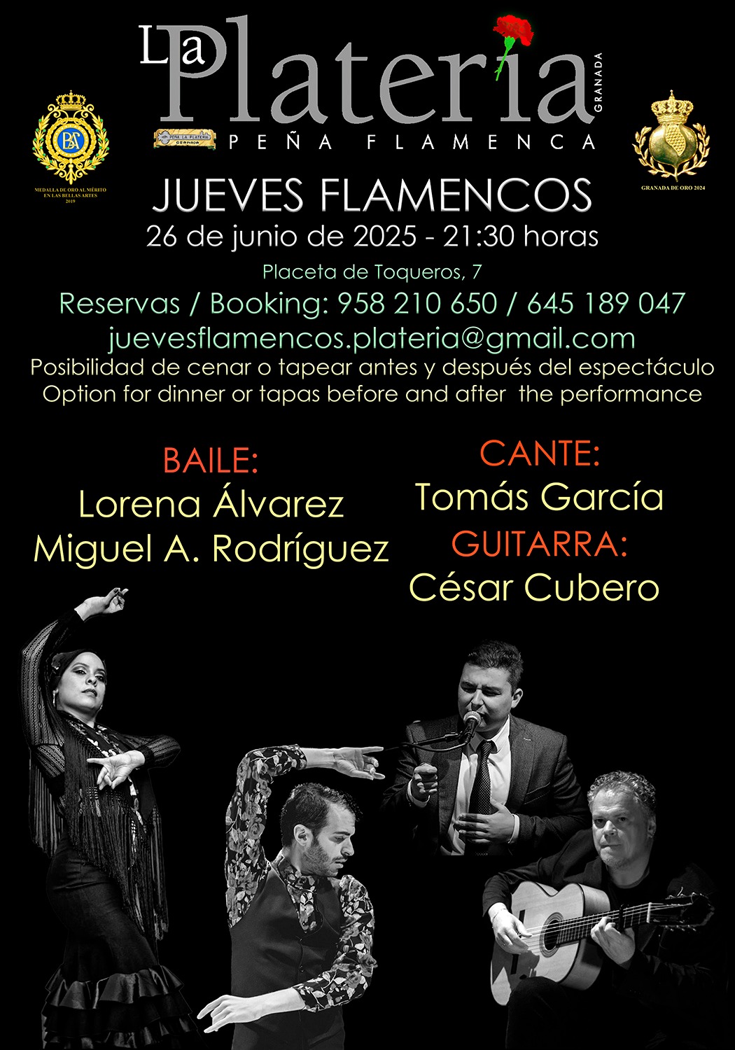 Jueves Flamenco: 26 de junio de 2025