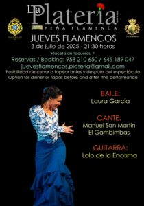 Jueves Flamenco 3 de Julio de 2025