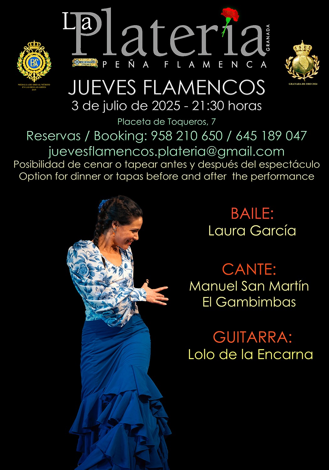 Jueves Flamenco 3 de Julio de 2025