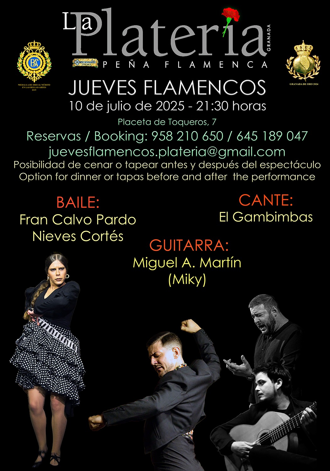 Jueves Flamenco 10 de Julio de 2025
