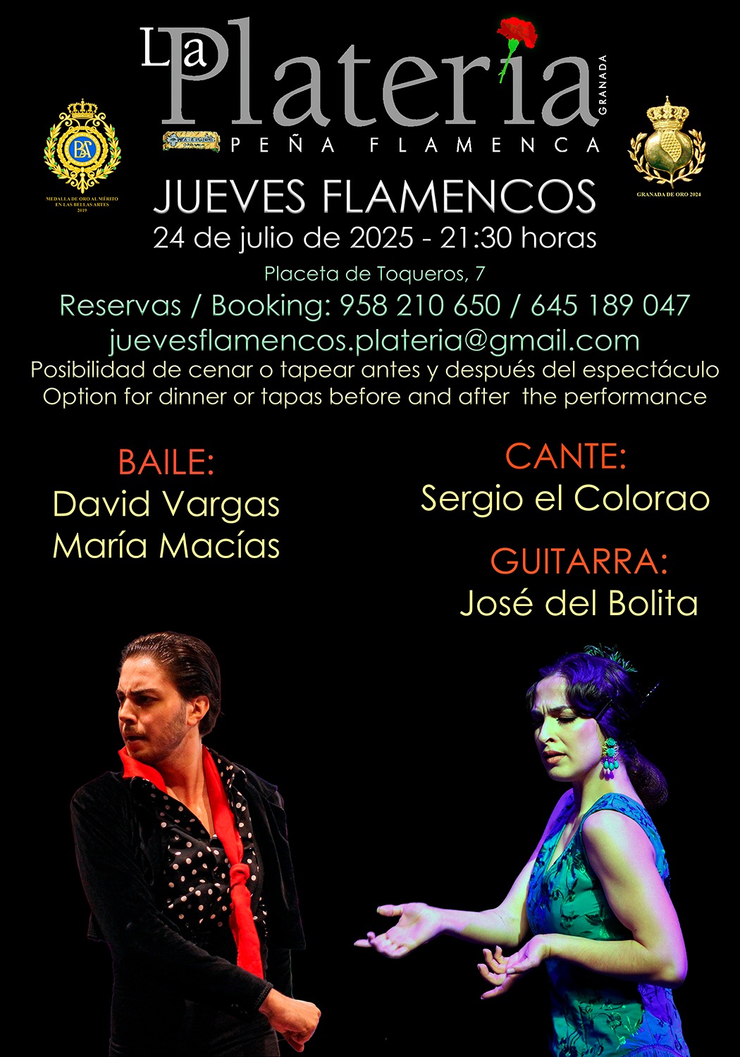 Jueves Flamenco 24 de Julio de 2025