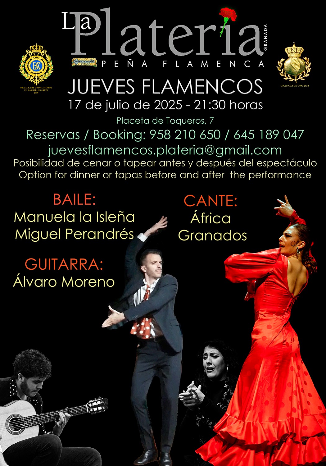 Jueves Flamenco 17 de Julio de 2025