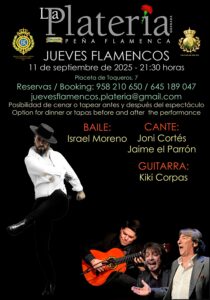 Jueves Flamenco 11 de Septiembre de 2025