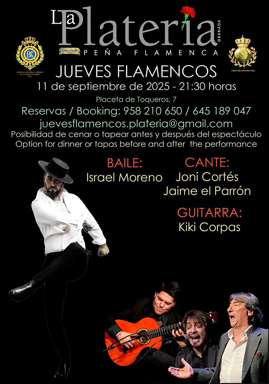 Jueves Flamenco 11 de Septiembre de 2025