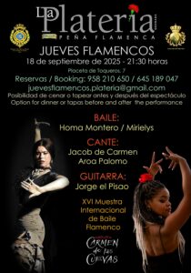 Jueves Flamenco 18 de septiembre de 2025