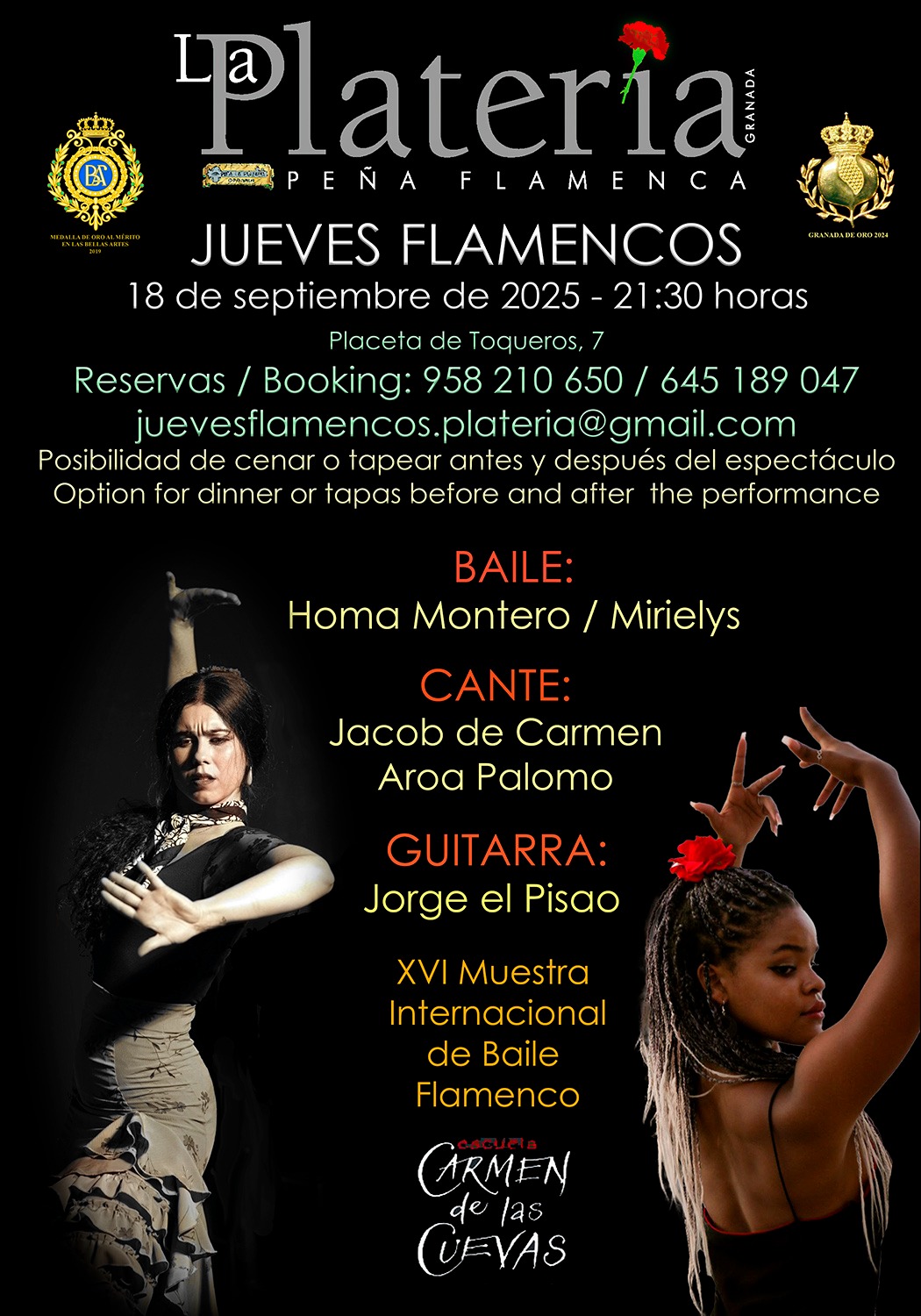 Jueves Flamenco 18 de septiembre de 2025