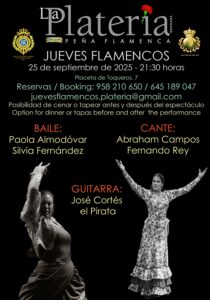 Jueves Flamenco 25 de Septiembre de 2025