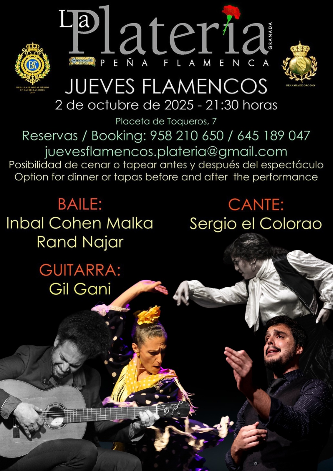 Jueves Flamenco 2 de Octubre de 2025