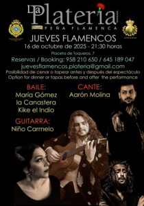 Jueves Flamenco 16 de octubre de 2025