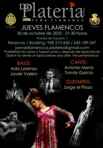 Jueves Flamenco 30 de octubre de 2025