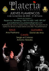 Jueves Flamenco 6 de noviembre de 2025