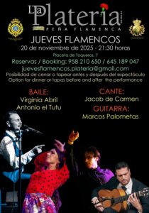 Jueves Flamenco 20 de noviembre de 2025