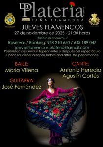Jueves Flamenco 27 de noviembre de 2025