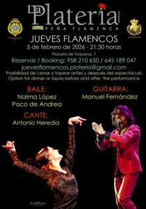 Jueves Flamenco 5 de Febrero de 2025