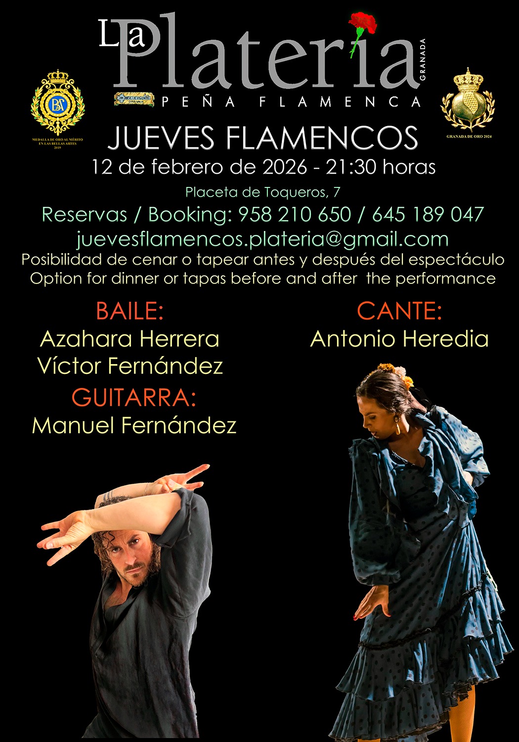 Jueves Flamenco 12 de Febrero de 2025