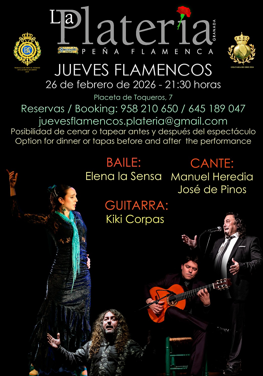 Jueves Flamenco 26 de Febrero de 2025