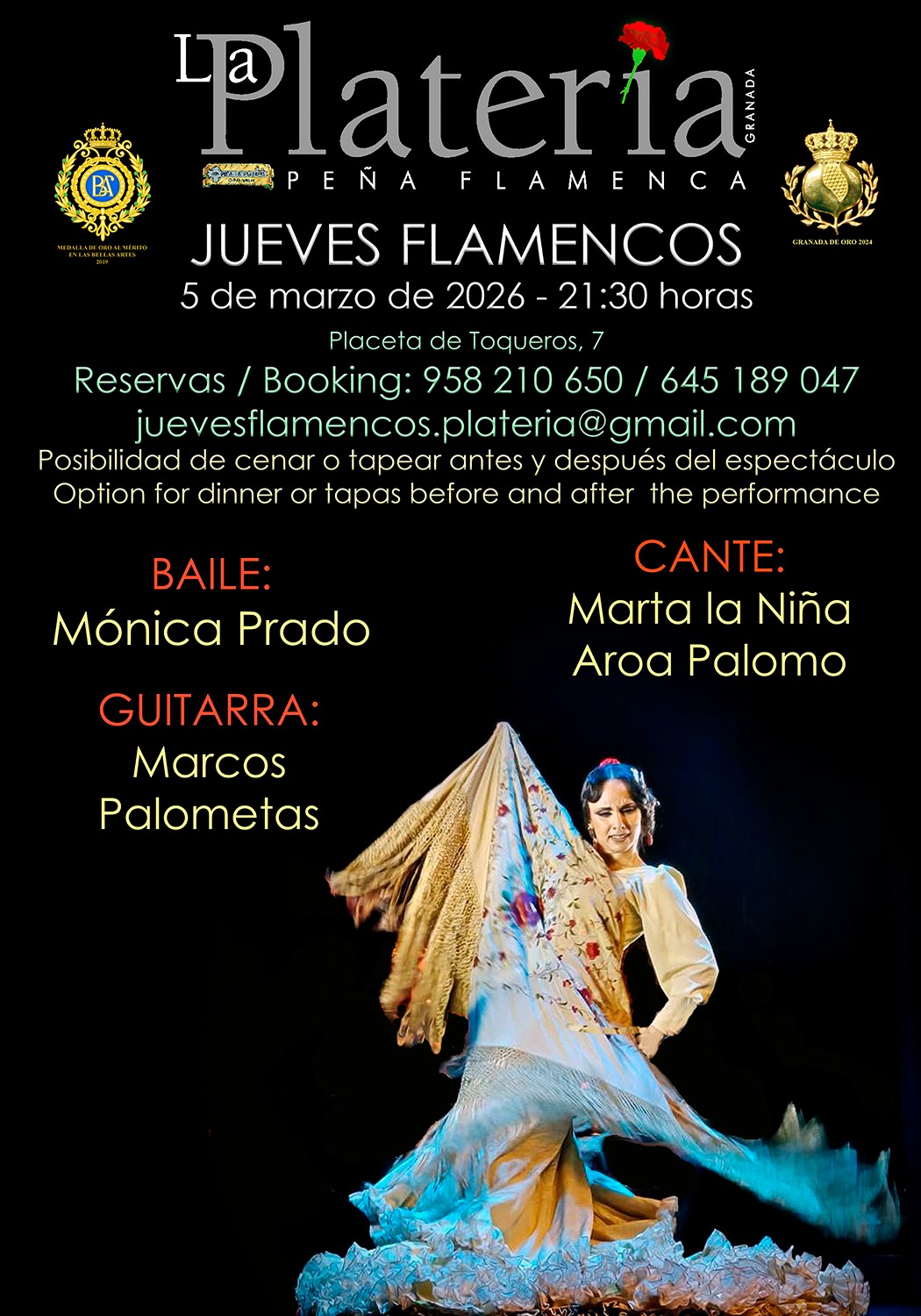 Jueves Flamenco 5 de Marzo de 2025