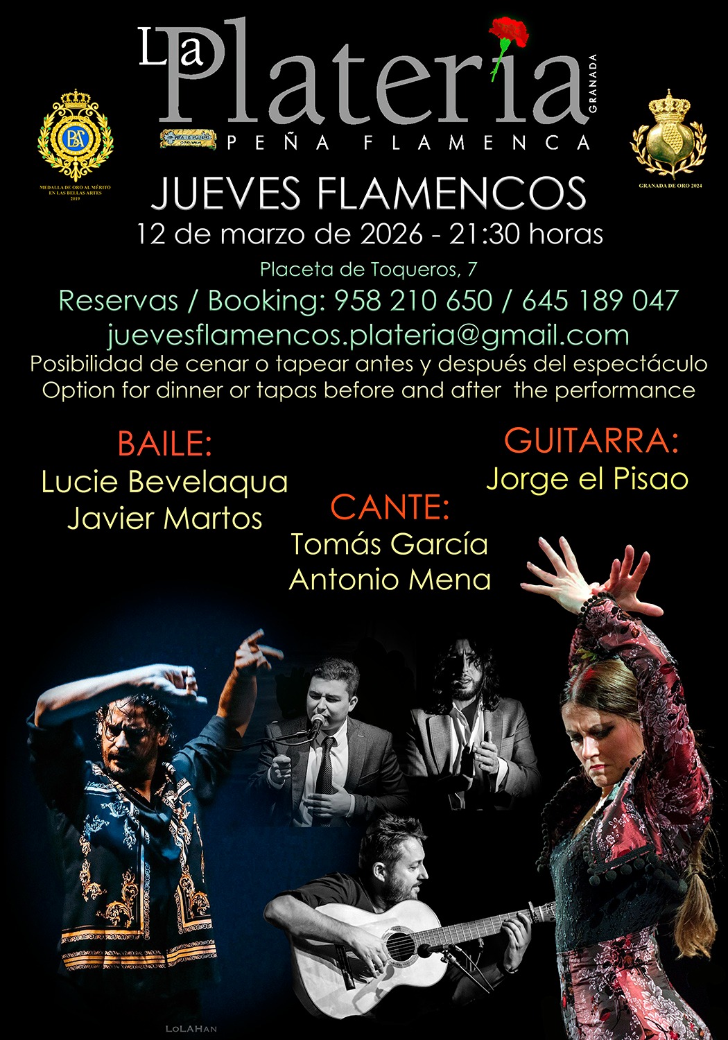 Jueves Flamenco 12 de Marzo de 2025